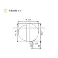 NUOTENG LTE-5013 police motorcycle front led warning light